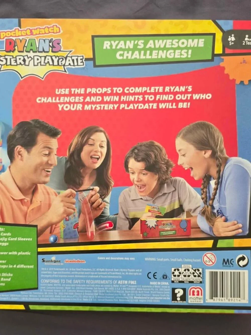 Ryan’s Mystery Playdate Family Challenge Game, Gift for 7 Years and Older